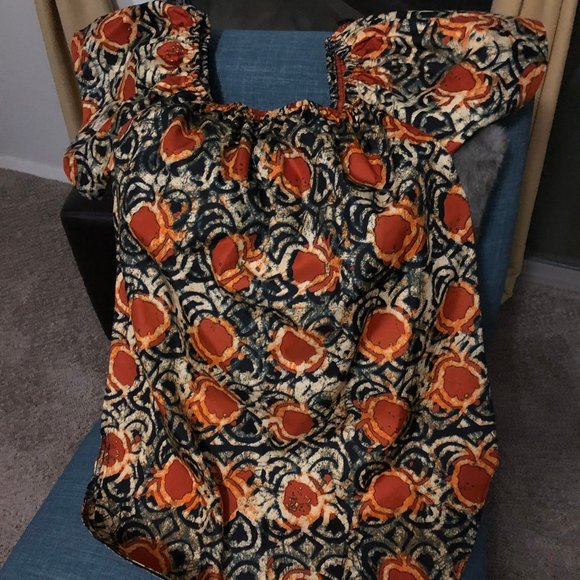 African Print Skirt and Blouse - Picture 4 of 7